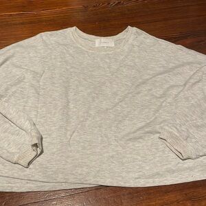 Six / Fifty Women’s Light Gray Sweatshirt Size L